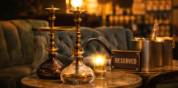 Réservation table - chicha - cocktails Ghost Brussels