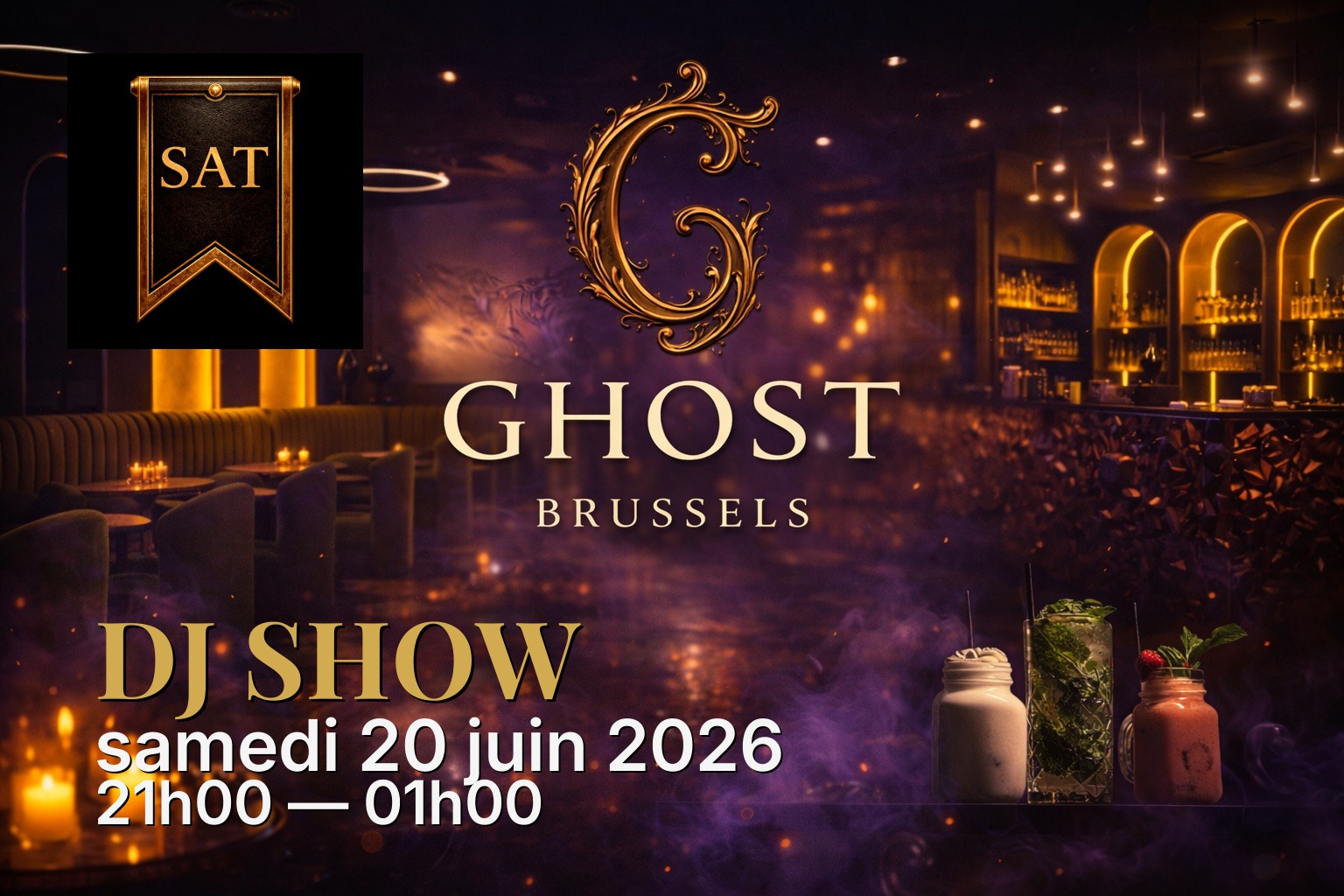 Ghost Brussels,lounge bar Bruxelles,lounge bar Bruxelles Louise,lounge bar chic Bruxelles,meilleur lounge bar Bruxelles,bar lounge Belgique,chicha haut de gamme Bruxelles,dj show Bruxelles,saturday lounge Bruxelles,sunday lounge Bruxelles